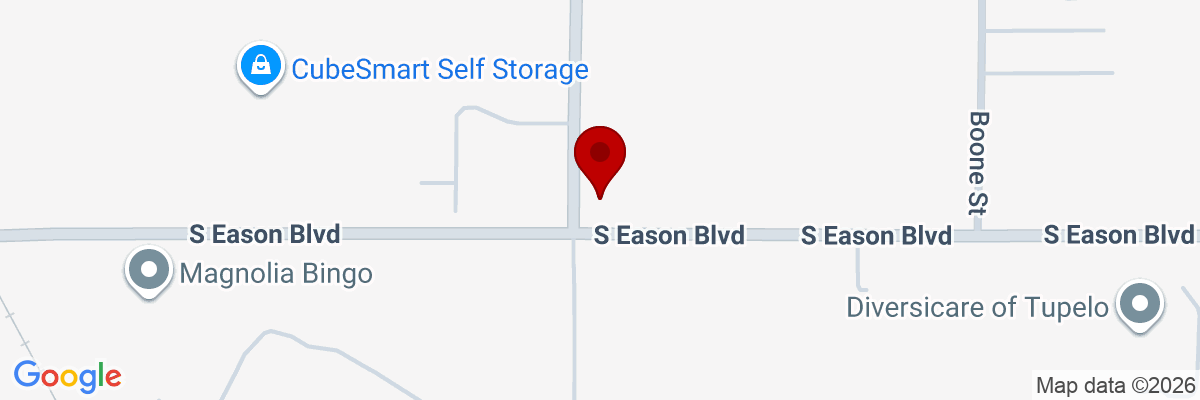 Map showing facility locations